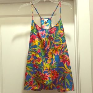 J. Crew multi color tank top